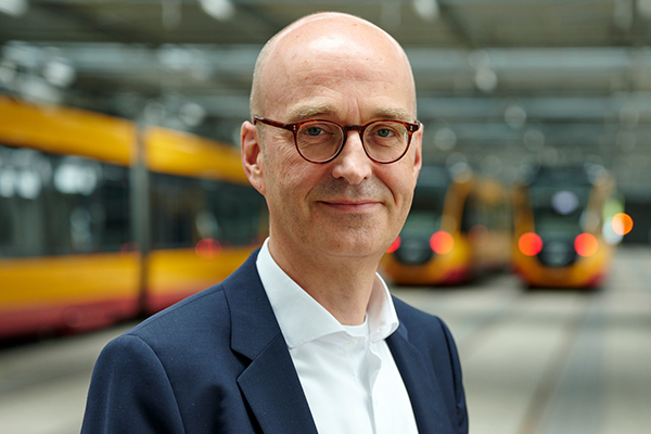 Olaf Strotkötter, Prokurist des Karlsruher Verkehrsverbunds (KVV)